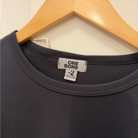 One Bone - Everywear Tee - Dark Grey - M - Picture 3 of 4